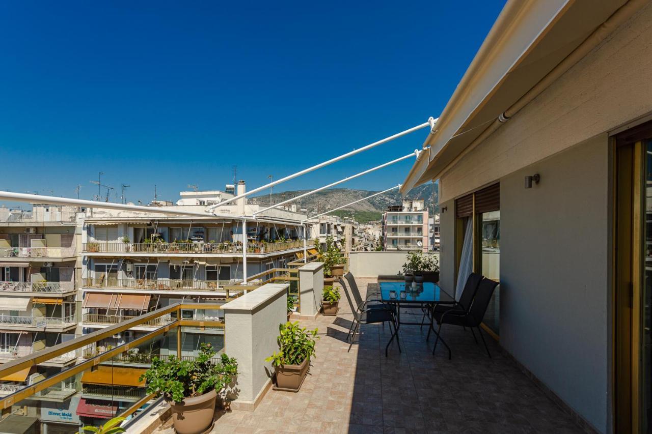 Cozy Seaside Penthouse With Sea & Mountain View. Appartement Volos Buitenkant foto