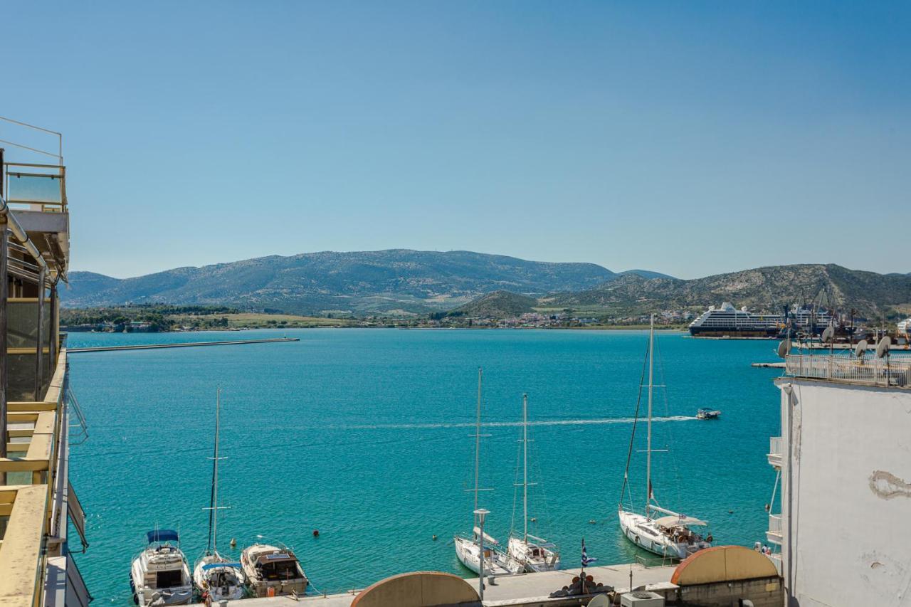 Cozy Seaside Penthouse With Sea & Mountain View. Appartement Volos Buitenkant foto