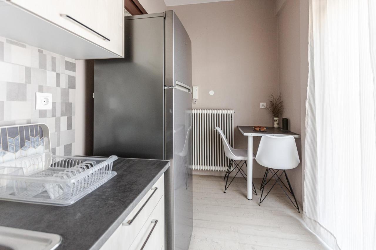 Cozy Seaside Penthouse With Sea & Mountain View. Appartement Volos Buitenkant foto