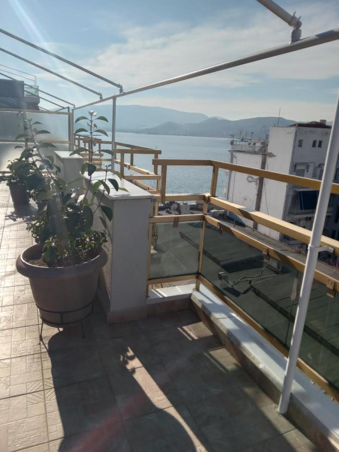 Cozy Seaside Penthouse With Sea & Mountain View. Appartement Volos Buitenkant foto